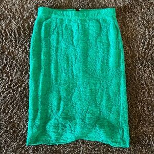 Elegant Green Lace Skirt by Maeve